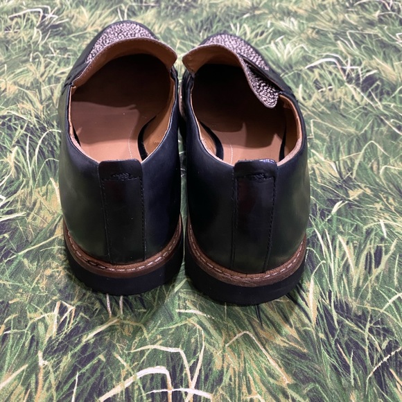 Clark Artisan Glick loafers / slip on Leather loafers/ Brown Size 8 - Picture 4 of 11